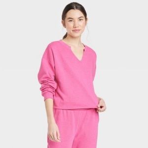 Colsie pink pullover sweatshirt